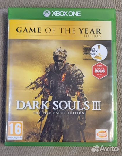 Dark souls 3 III game of the year edition Xbox on