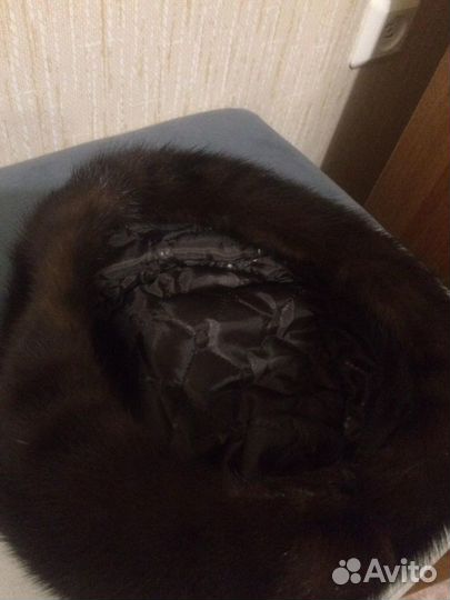 Берет норковый новый