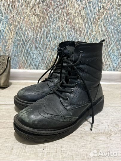 Ботинки женские зимние 38 размера кожаные