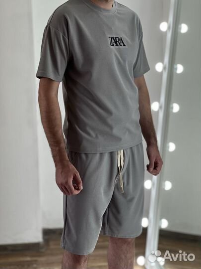 Костюм шорты+футболка Zara S-2XL(46-54)