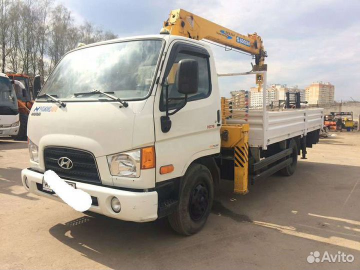 Аренда и услуги манипулятора, стрела 3.5 т, 7 м, борт 4.5 т, 6 м