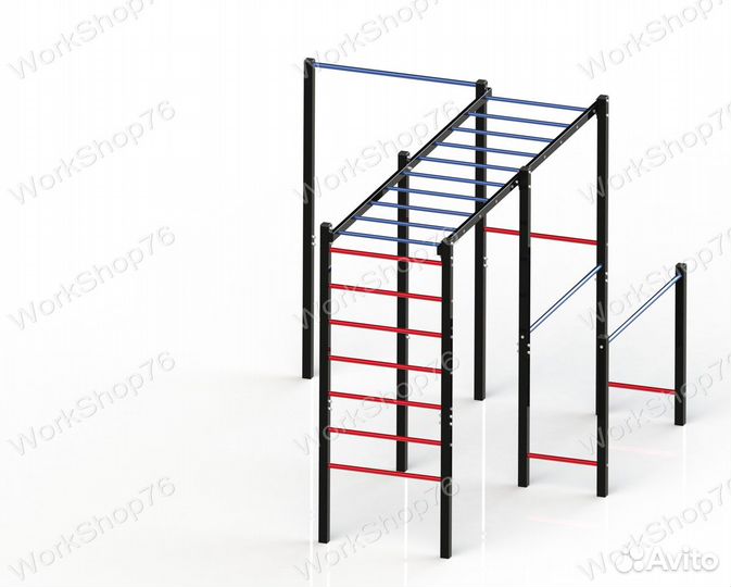 Уличный спортивный комплекс турник брусья