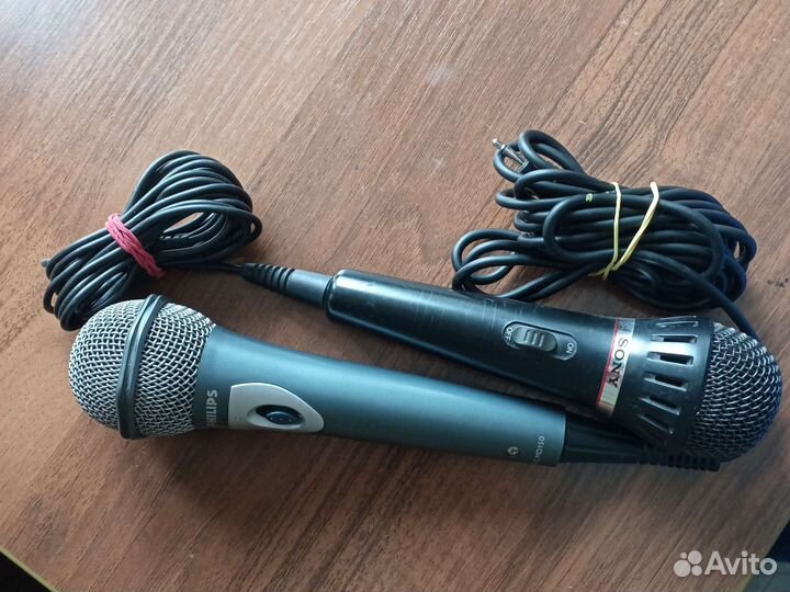 Микрофоны Philips и sony