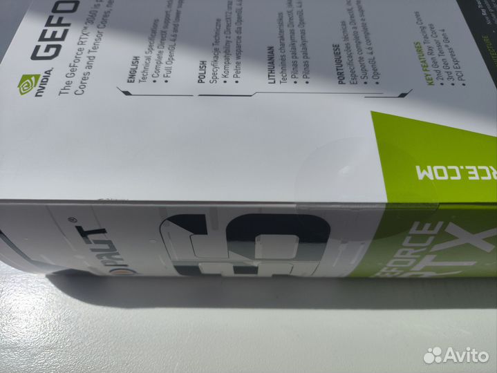 Видеокарта Palit nvidia GeForce RTX 3060 dual OC