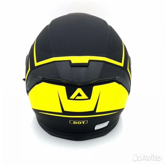 Шлем (открытый со стеклом) Ataki JK526 Stripe черн