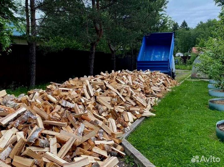 Дрова березовые. Колотые