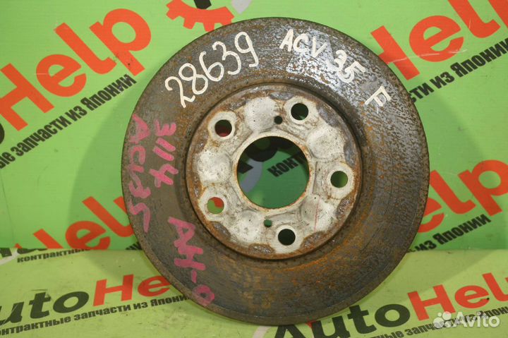 Диск тормозной toyota ipsum ACM21W передний