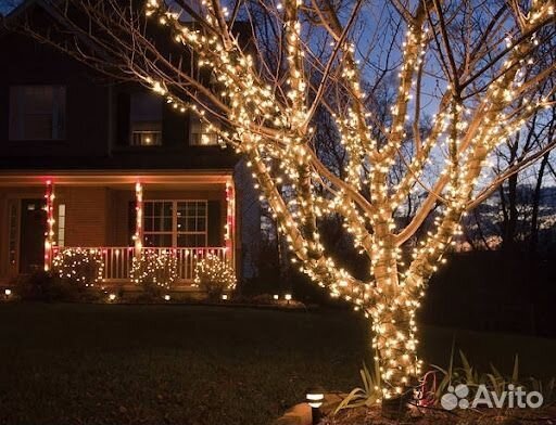 Новогодняя гирлянда нить