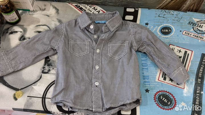 Рубашка для мальчика 74