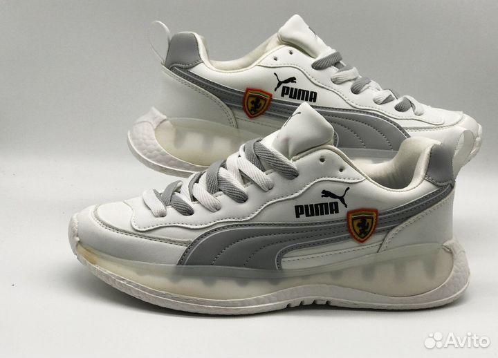 Белые кроссовки Puma для мужчин, размеры 41-45, но