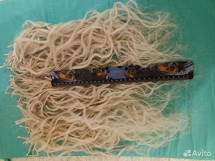 Волосы натуральные блонд