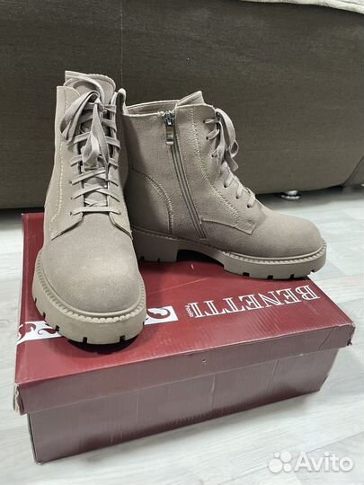 Ботинки женские зимние 38 размера замша