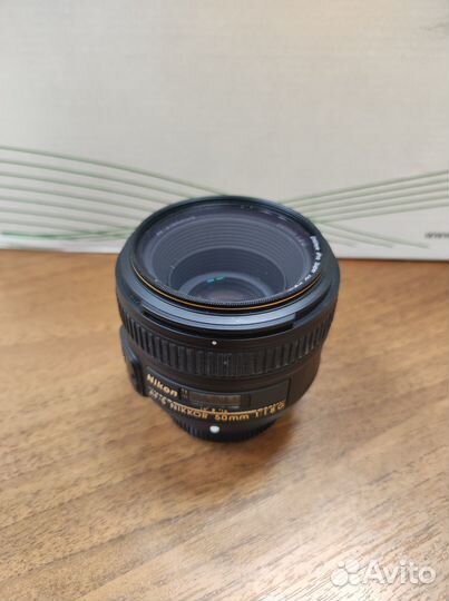 Объектив Nikon AF-S Nikkor 50mm 1:1.8G SWM