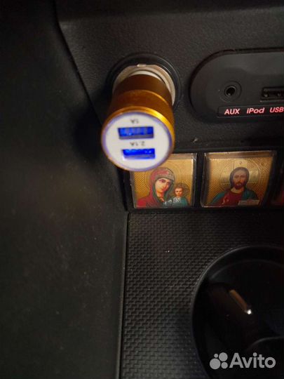 Зарядка в прикуреватель