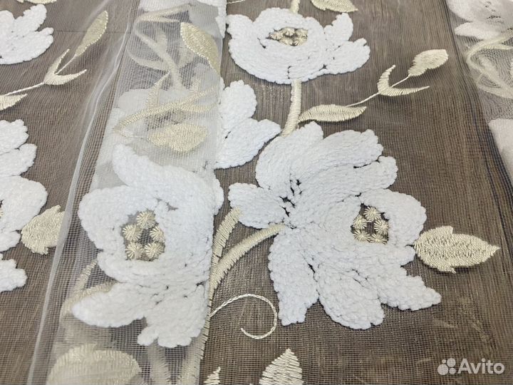 Новый тюль «Нежные цветы»