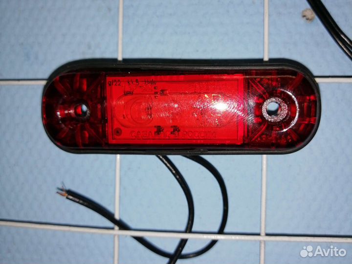 Фонарь габаритный красный LED на фургон