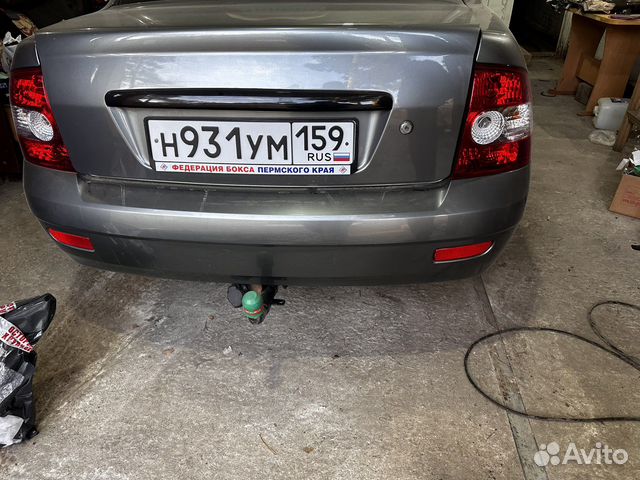 Задний бампер priora 1