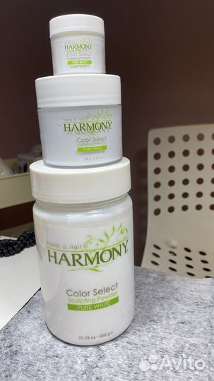 Акриловая пудра для наращивания ногтей Harmony CND
