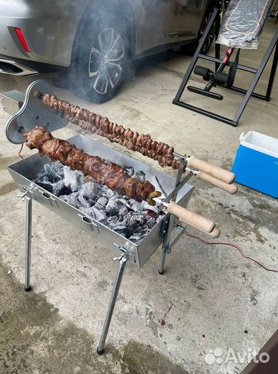 Мангал барбекю автоматический