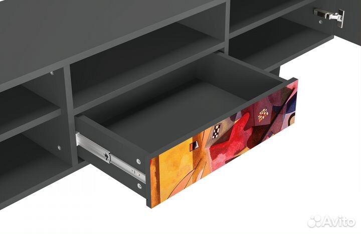 Тв-тумба T6 - Антрацит - Modern Art