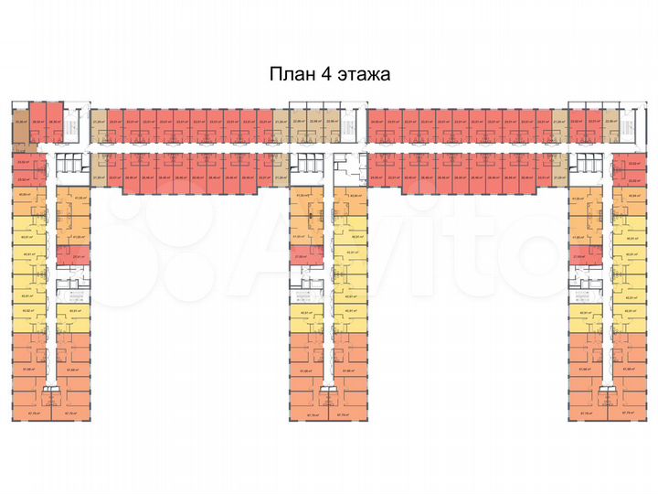 Апартаменты-студия, 21,9 м², 6/24 эт.