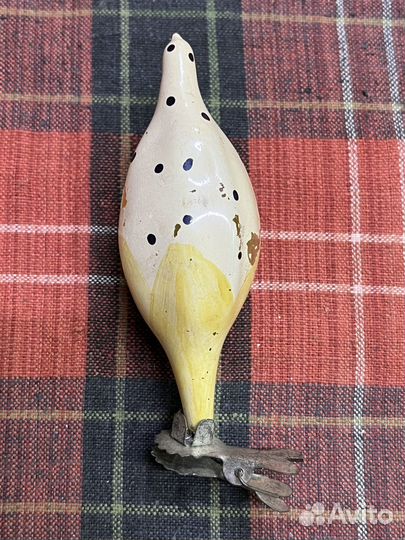 Елочная игрушка на прищепке советская СССР