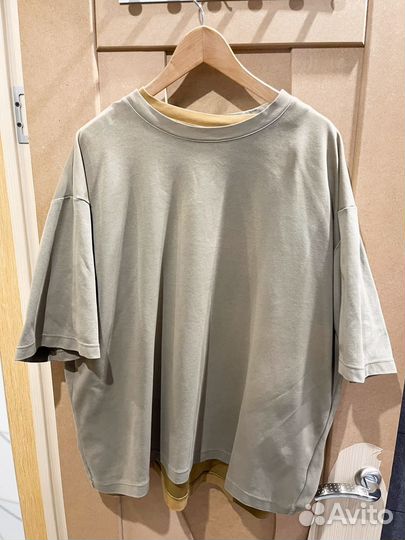 Футболка uniqlo u 3xl хаки
