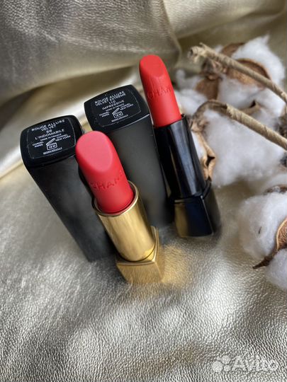 Помада chanel rouge allure velvet 66; 110