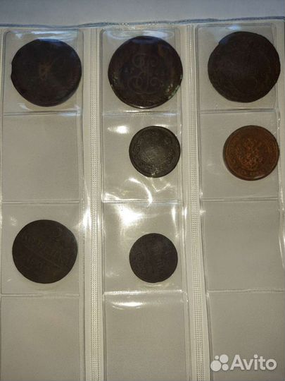 Монеты Николая 2. Деньга, Екатериненские итд