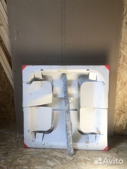 Душевой поддон 90х90 новый стальной