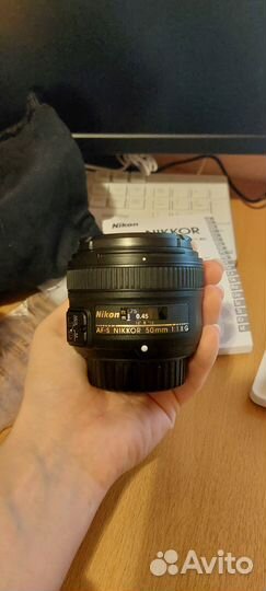 Объектив Nikon 50mm f/1.8G AF-S Nikkor
