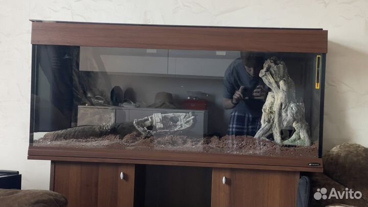 Аквариум с тумбой Ferplast dubai 120 (каштановый)