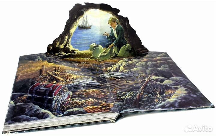 Остров сокровищ интерактивная книга новая