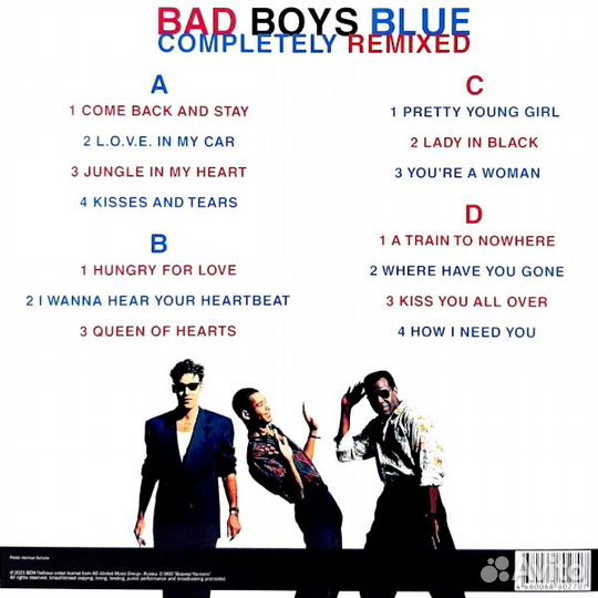 Виниловая пластинка BAD boys blue - Completely Remixed (White Vinyl) (2LP)