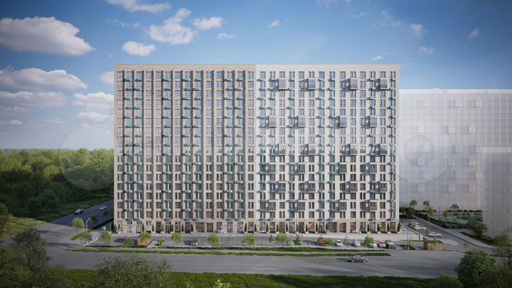 2-к. квартира, 35,8 м², 9/17 эт.