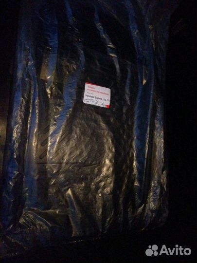 Коврик салона hyundai Солярис