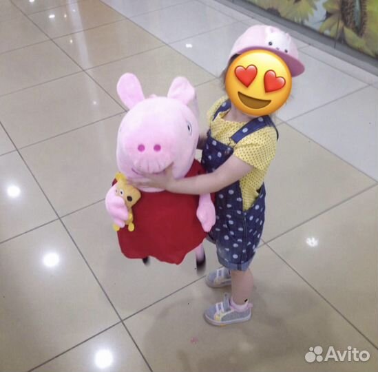 Игрушка свинка Пеппа большая