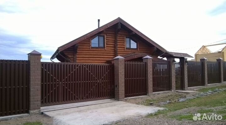 Забор с установкой