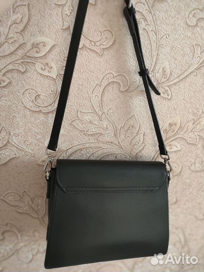 Сумка женская натуральная кожа черная