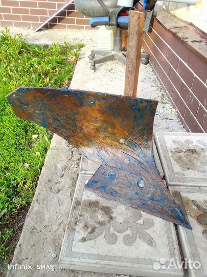 Плуг для мотоблока агро