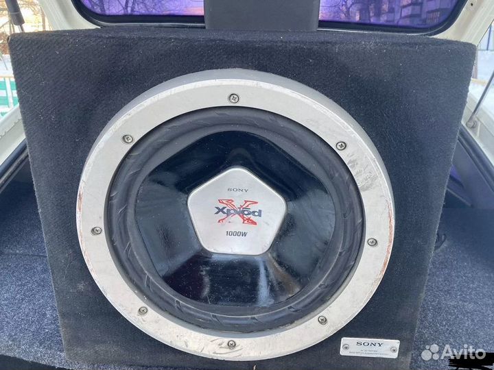 Сабвуфер sony xplod 1000w (буфер)