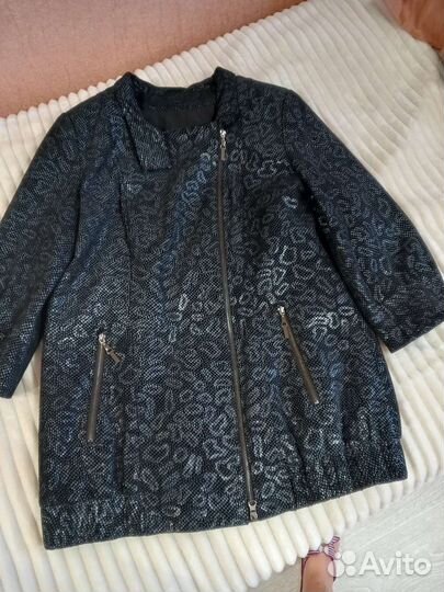 Куртка кожаная женская р. 50-52