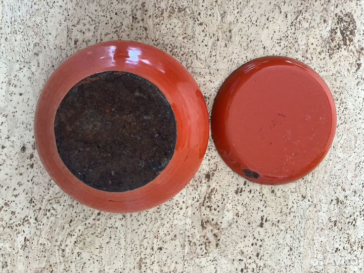 Чугунок СССР для запекания эмалированный 1 л