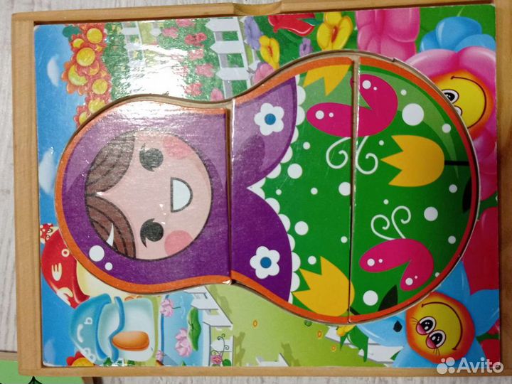 Деревянные игрушки пакетом