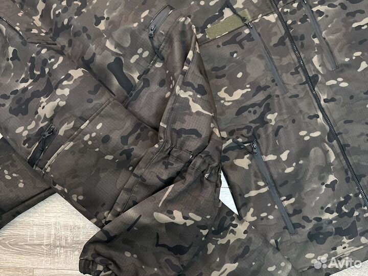 Костюм на флисе Тактик темный мультикам