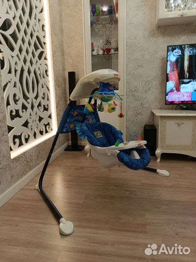 Детская электронная качель для новорожденных
