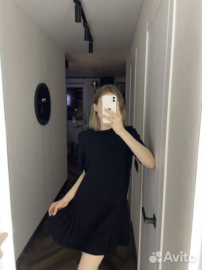 Платье zara s черное