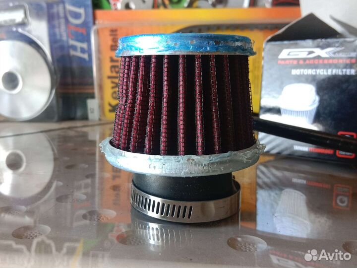 Воздушный фильтр + трос спидометр на мопед