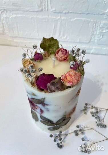 Ароматическая свеча ручной работы