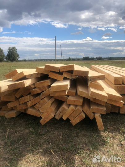 Обрезной пиломатериал в ассортименте (2,3,4,6 мет)